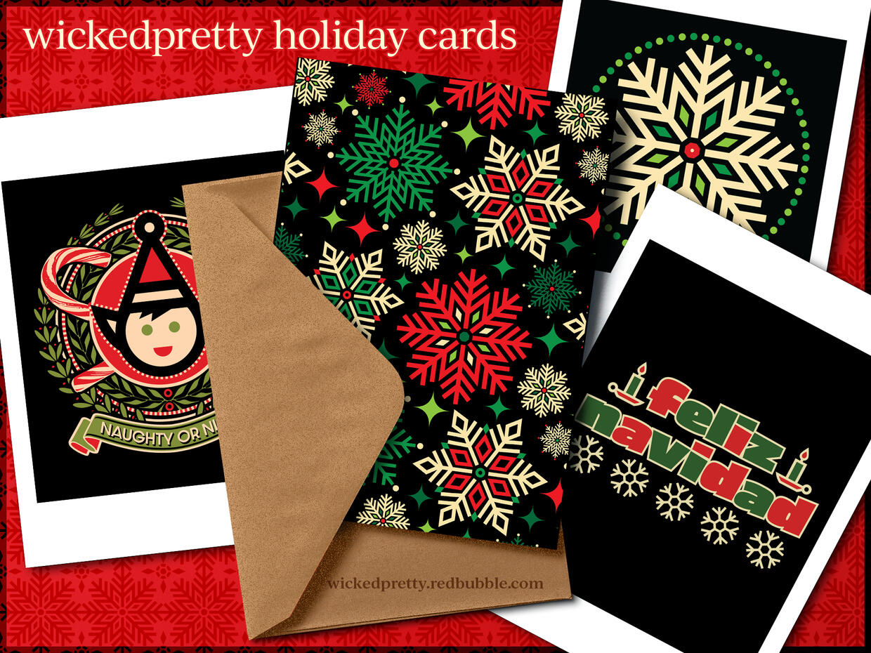 WickedPretty Holiday Cards
