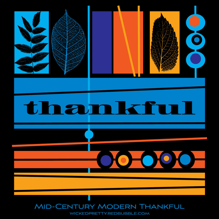 Mid-Century Modern Thankful