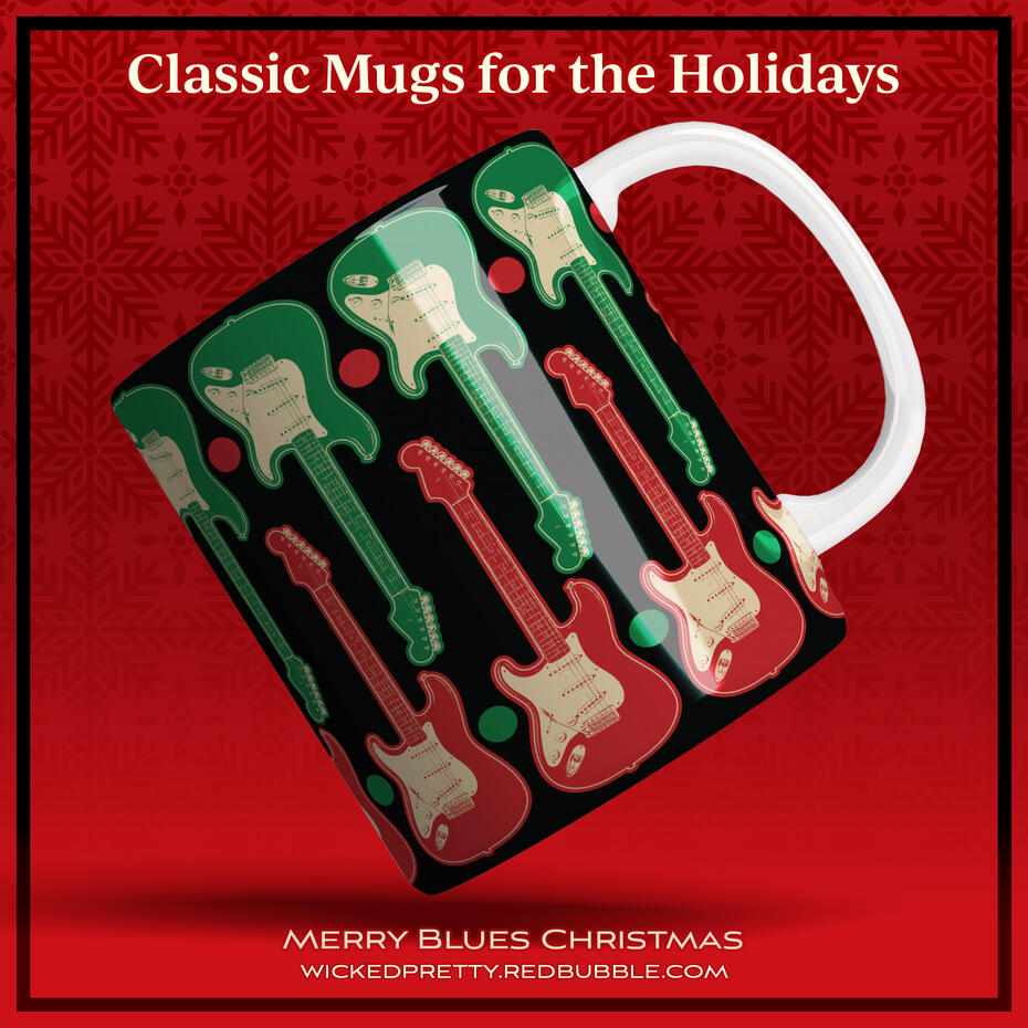 Merry Blues Christmas Classic Mug