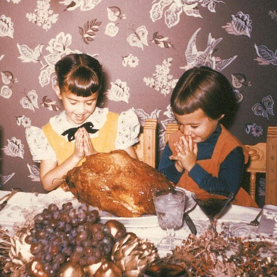 The Kids&#39; Table-Vintage Thanksgiving