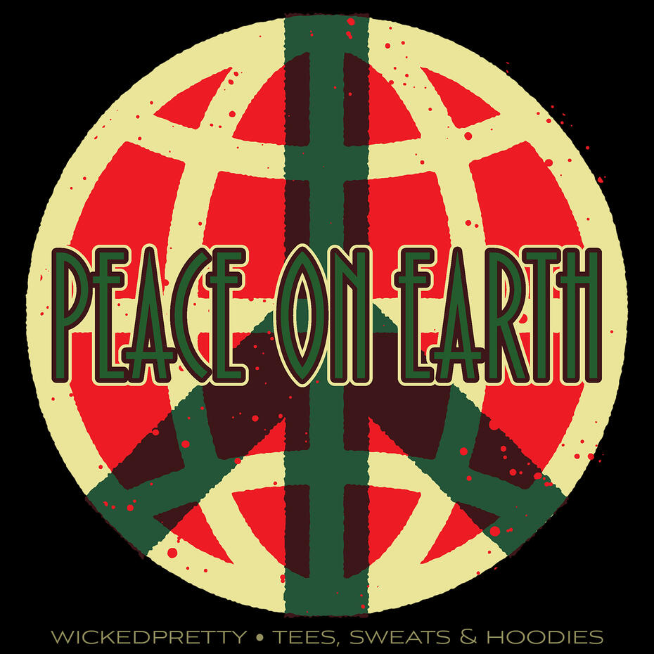 Peace on Earth Holiday Graphic T-Shirt