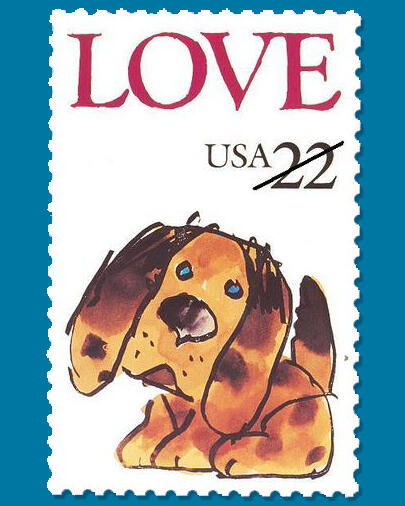 25th Anniversary (1973-1998) LOVE Stamp Issue Date: 1986