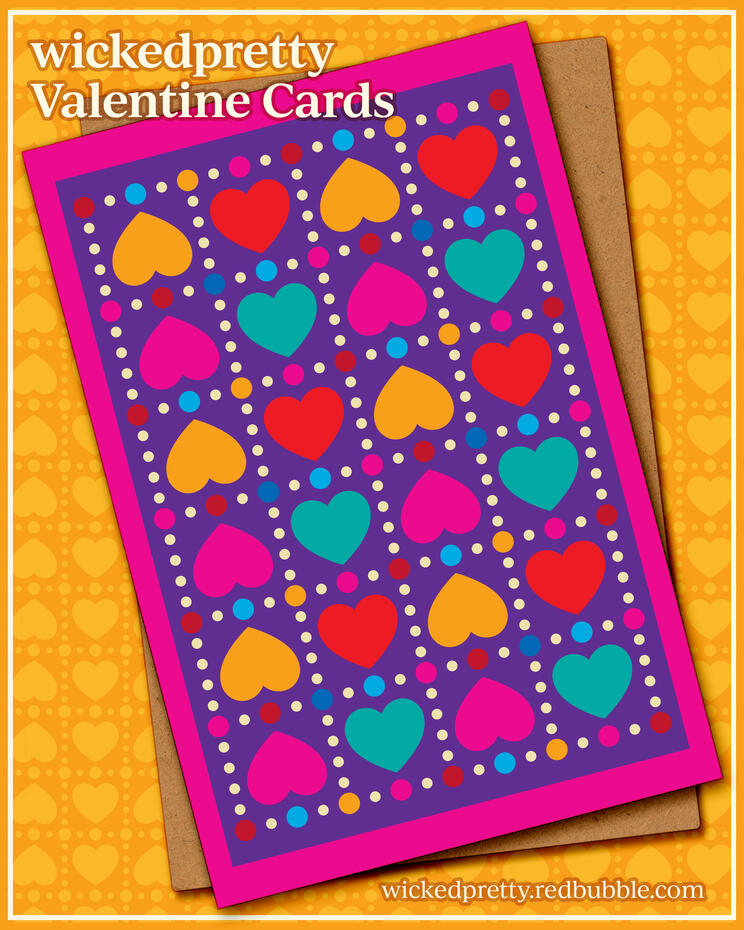 WickedPretty Valentine Greeting Cards 💘🏹❤️