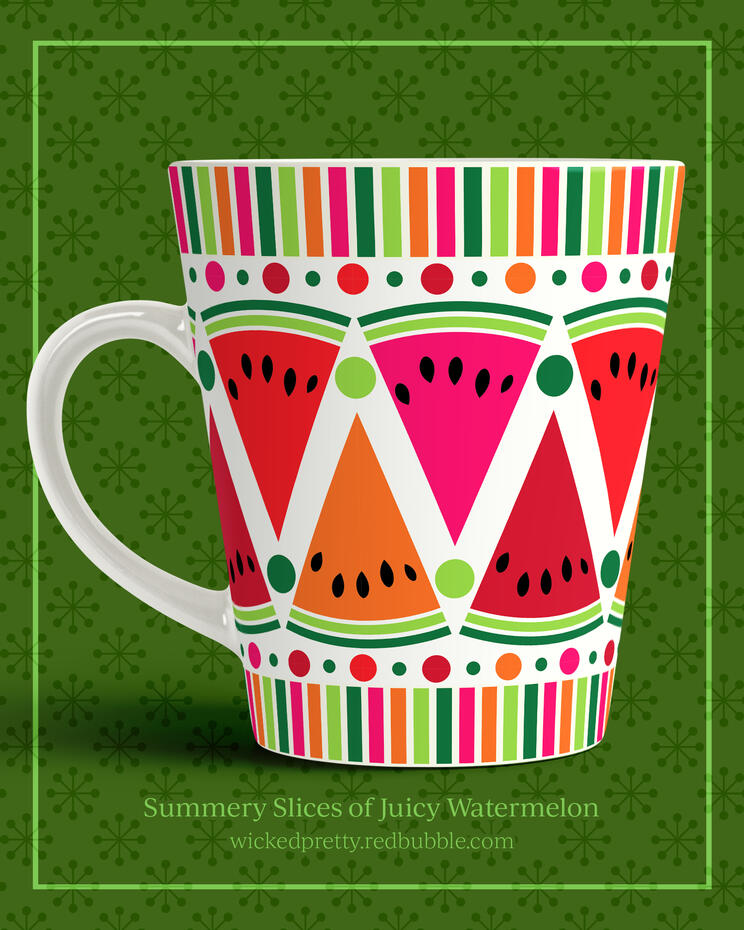 Summery Slices of Juicy Watermelon - Tall Mug