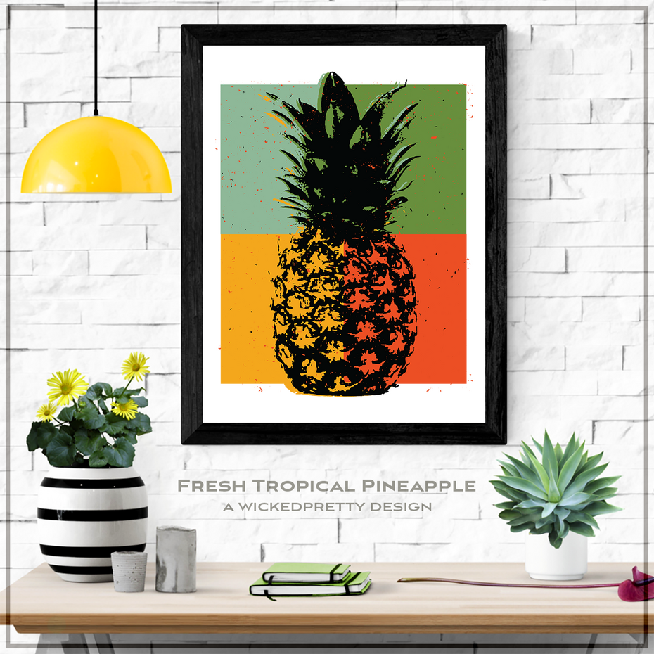 Fresh Tropical Pineapple