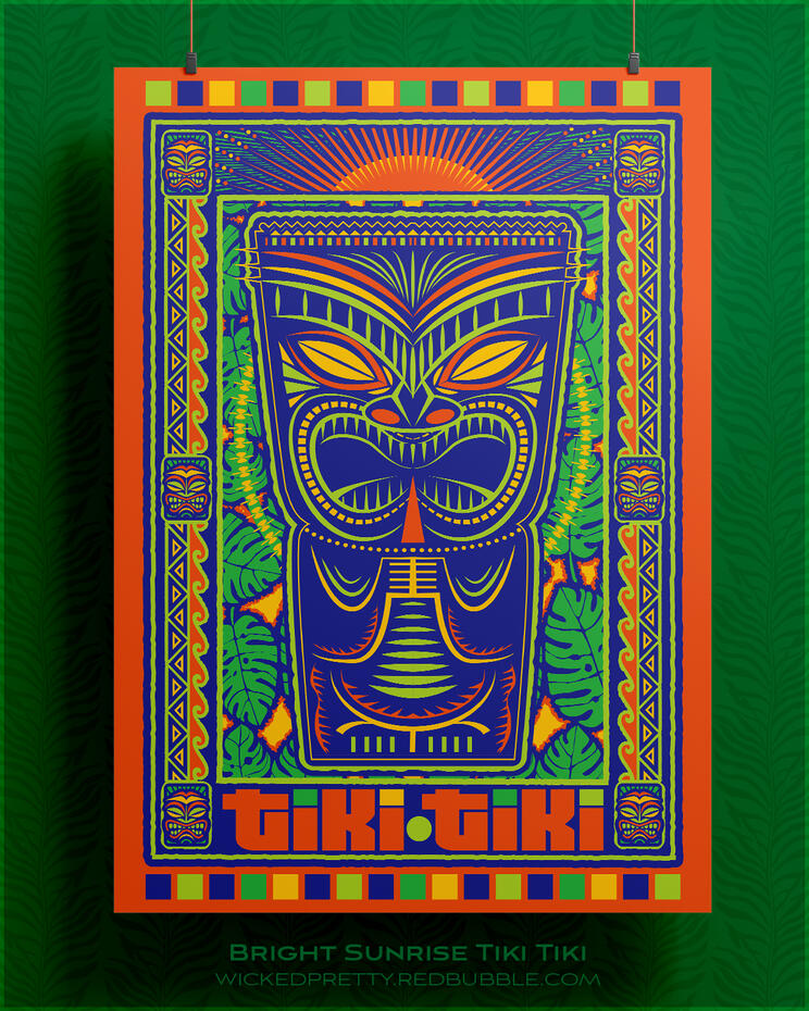 Bright Sunrise Tiki Tiki