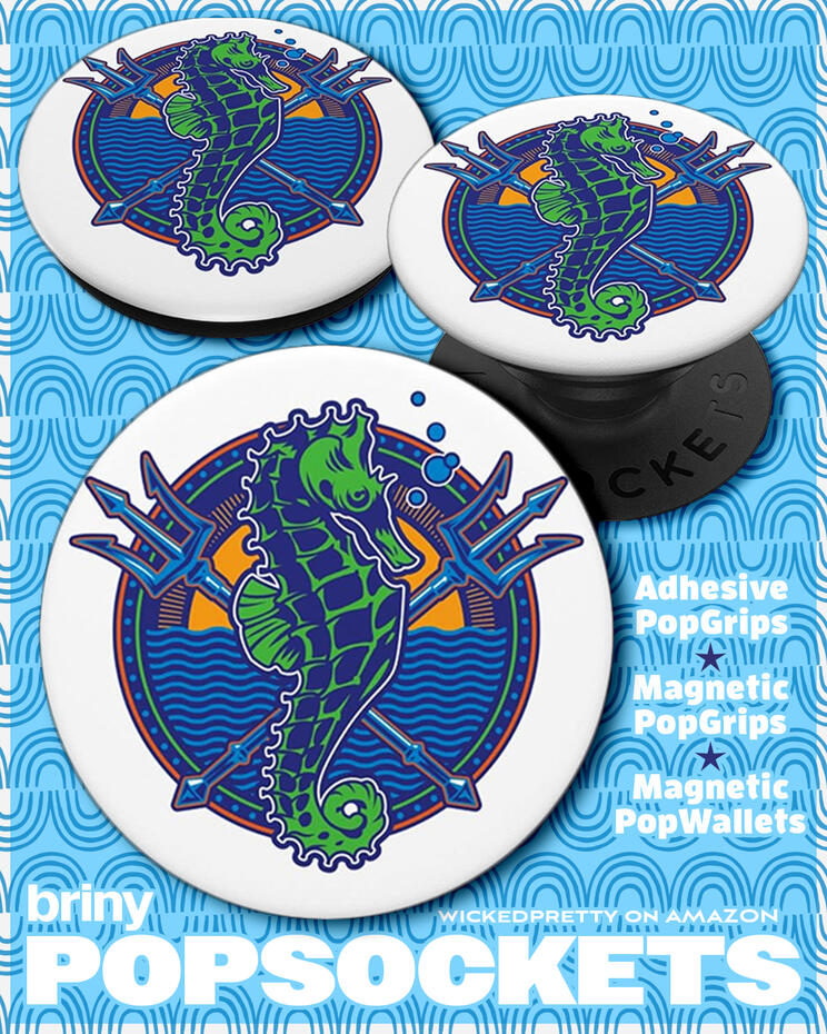 Sand &amp; Salt Seahorse Sunrise