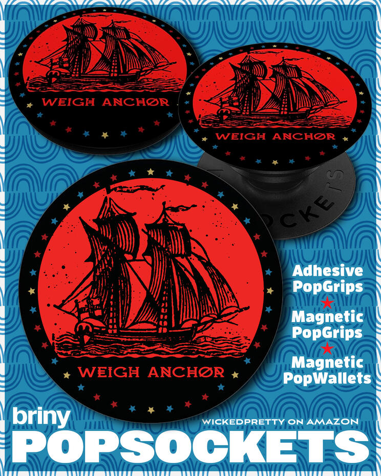 Vintage Weigh Anchor Schooner