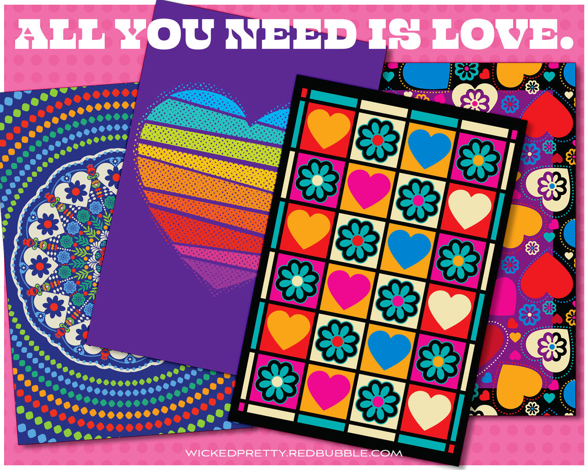 WickedPretty Valentine Greeting Cards 💘🏹❤️