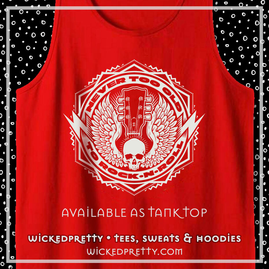 Never Too Old to Rock N Roll Tank Top