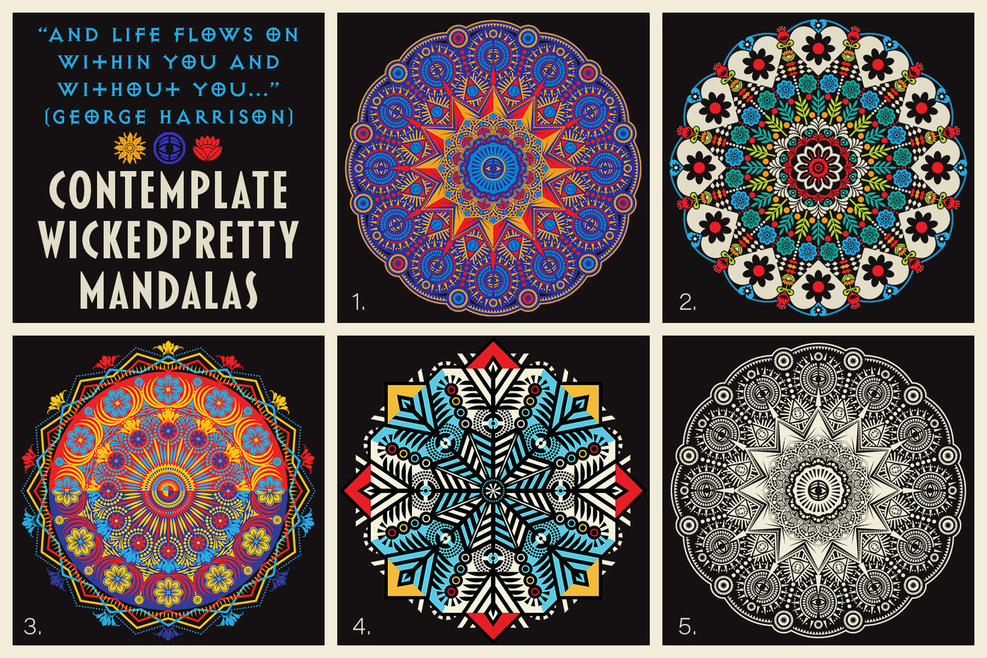 Get your OM on, meditate on some wicked pretty mandalas.