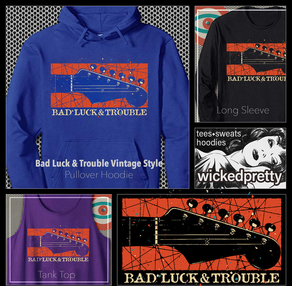 Bad Luck &amp; Trouble Vintage Style Guitar