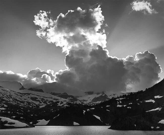 Ansel Adams/Thundercloud, Ellery Lake, High Sierra, CA 1934