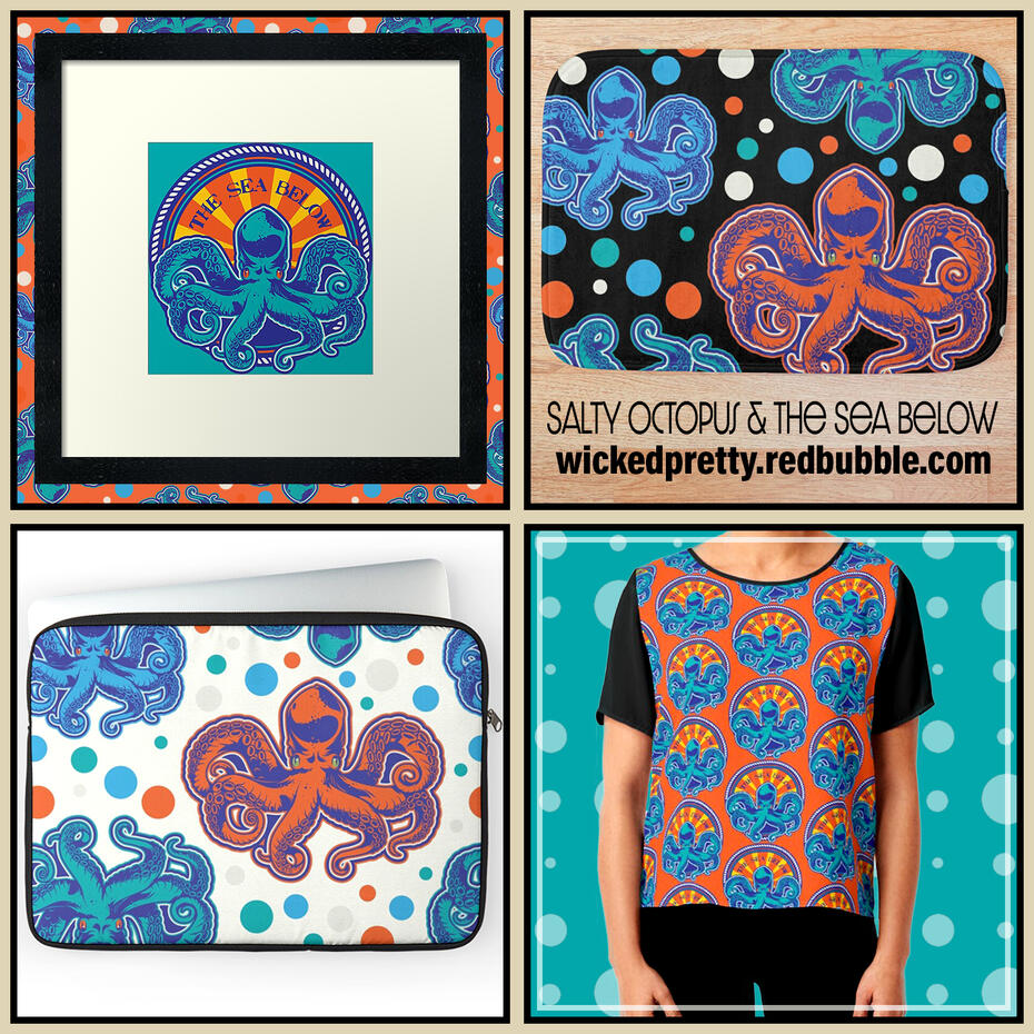 Salty Octopus &amp; The Sea Below