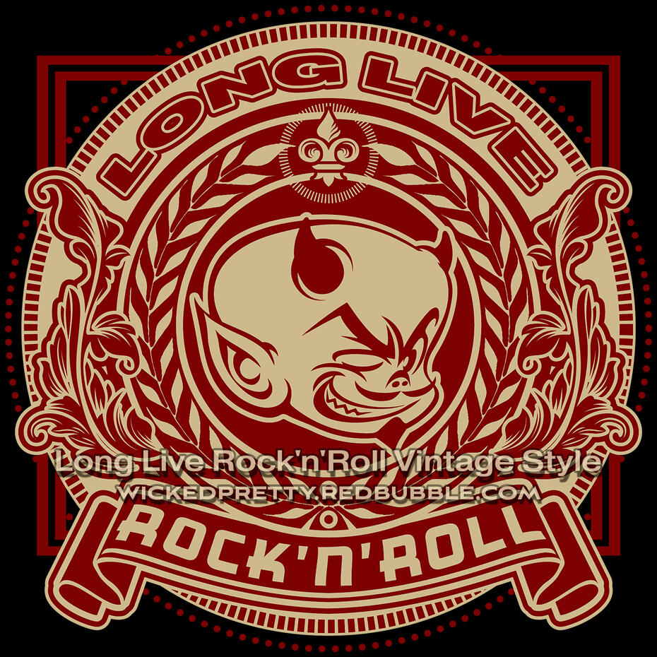 Long Live Rock&#39;n&#39;Roll Vintage Style