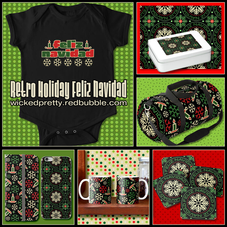 Retro Holiday Feliz Navidad