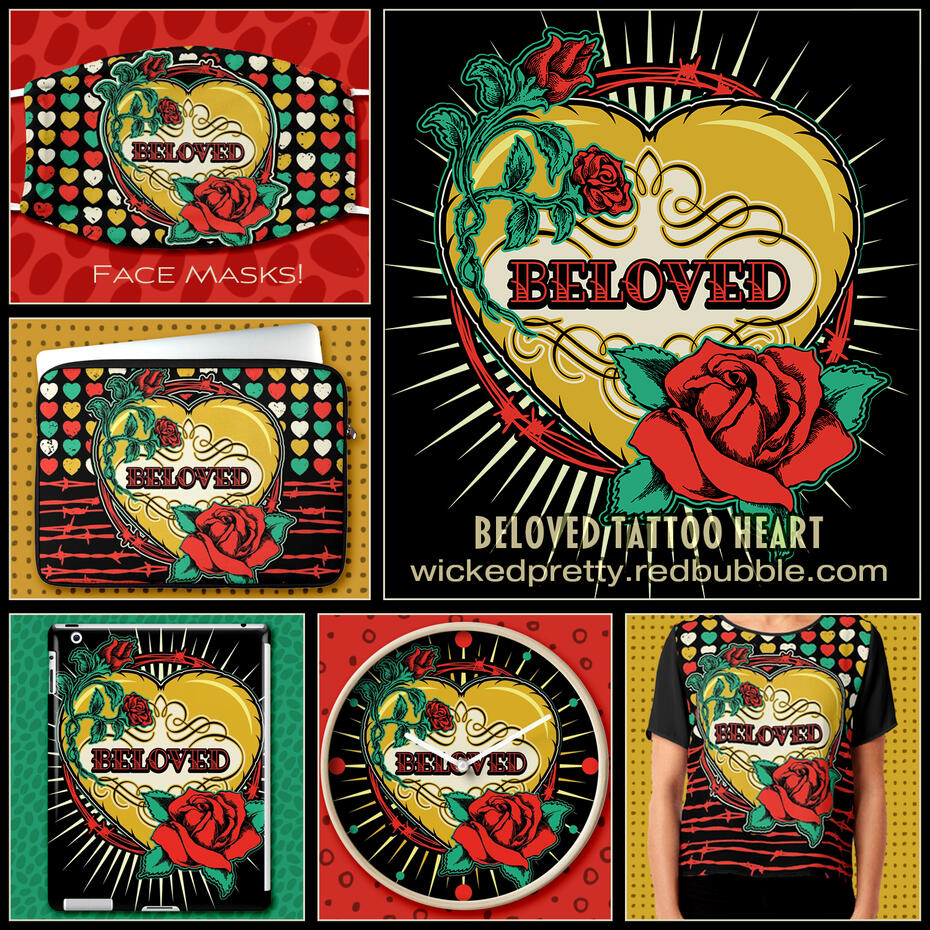 Beloved Tattoo Heart