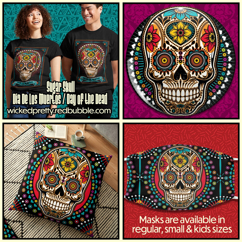 Sugar Skull, Dia De Los Muertos / Day of the Dead