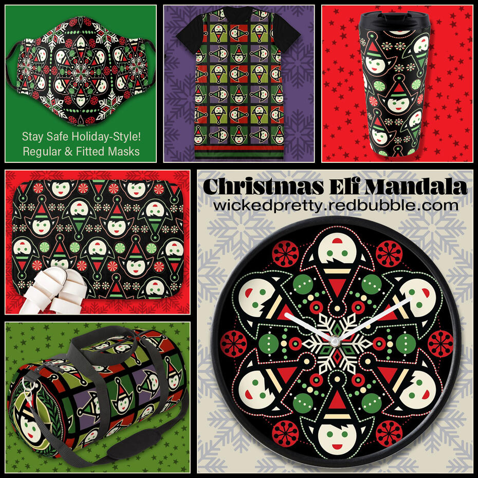 Christmas Elf Mandala