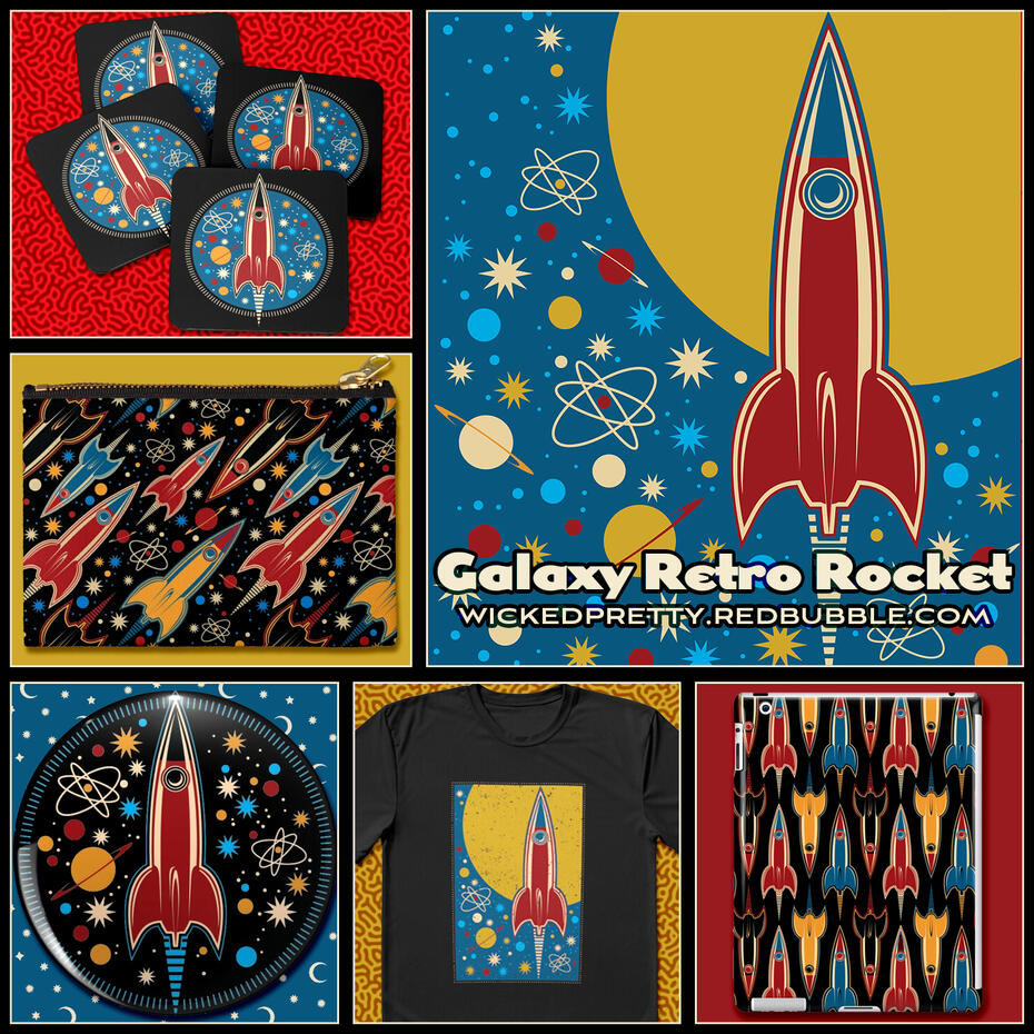 Galaxy Retro Rocket