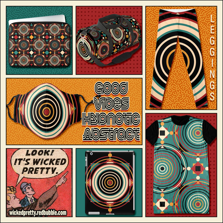 Good Vibes Hypnotic Abstract