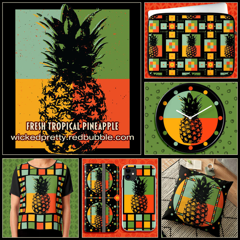 Fresh Tropical Pineapple