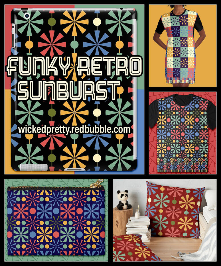 Funky Retro Sunburst