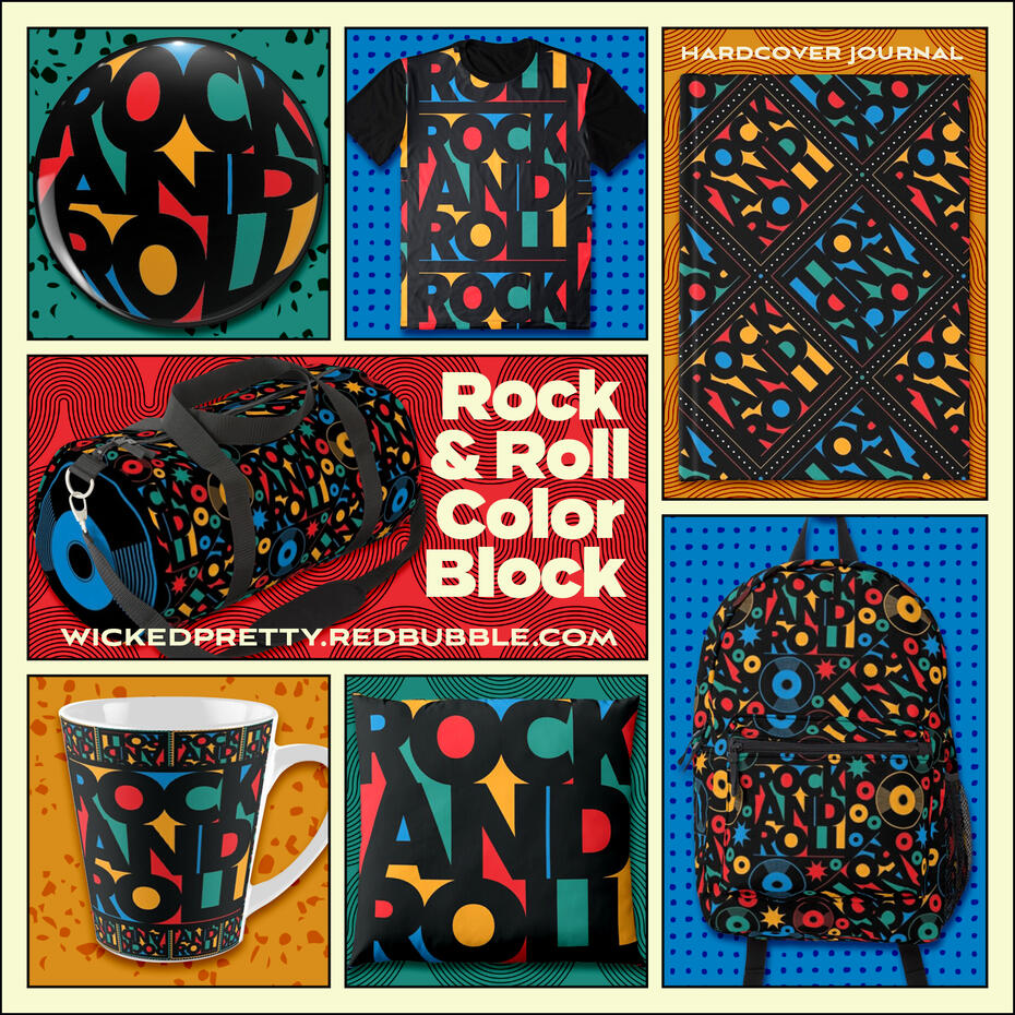Rock And Roll Color Block