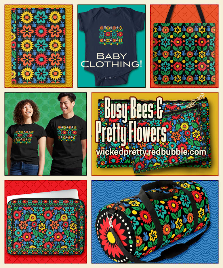 Busy Bees &amp; Pretty Flowers