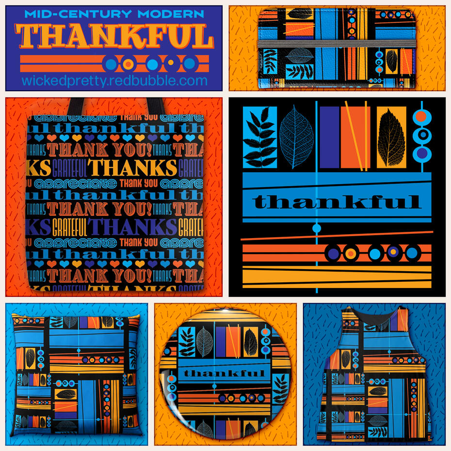 Mid-Century Modern Thankful