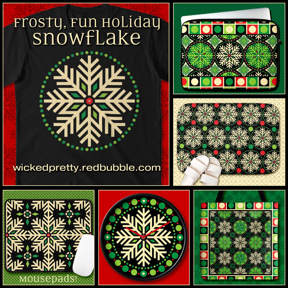 Frosty, Fun Holiday Snowflake