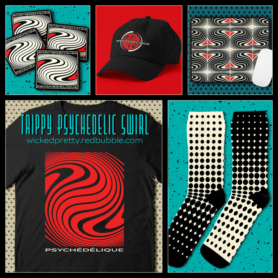 Trippy Psychedelic Swirl / Psychédélique