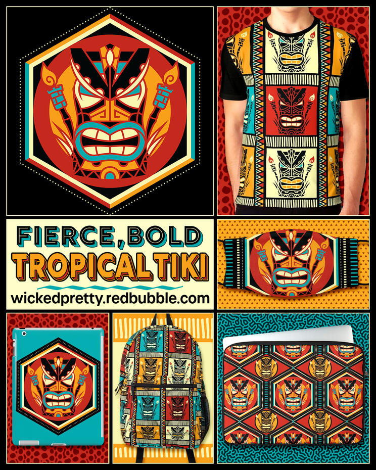 Fierce, Bold Tropical Tiki