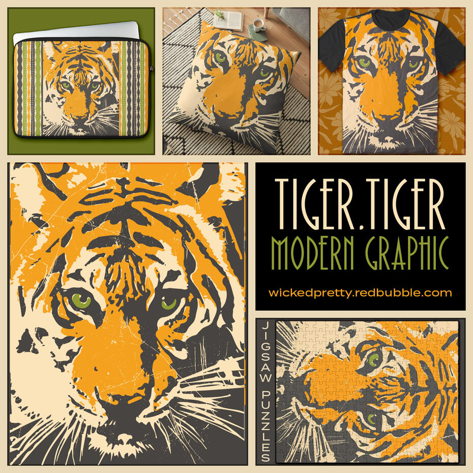 Tiger, Tiger Modern Graphic
