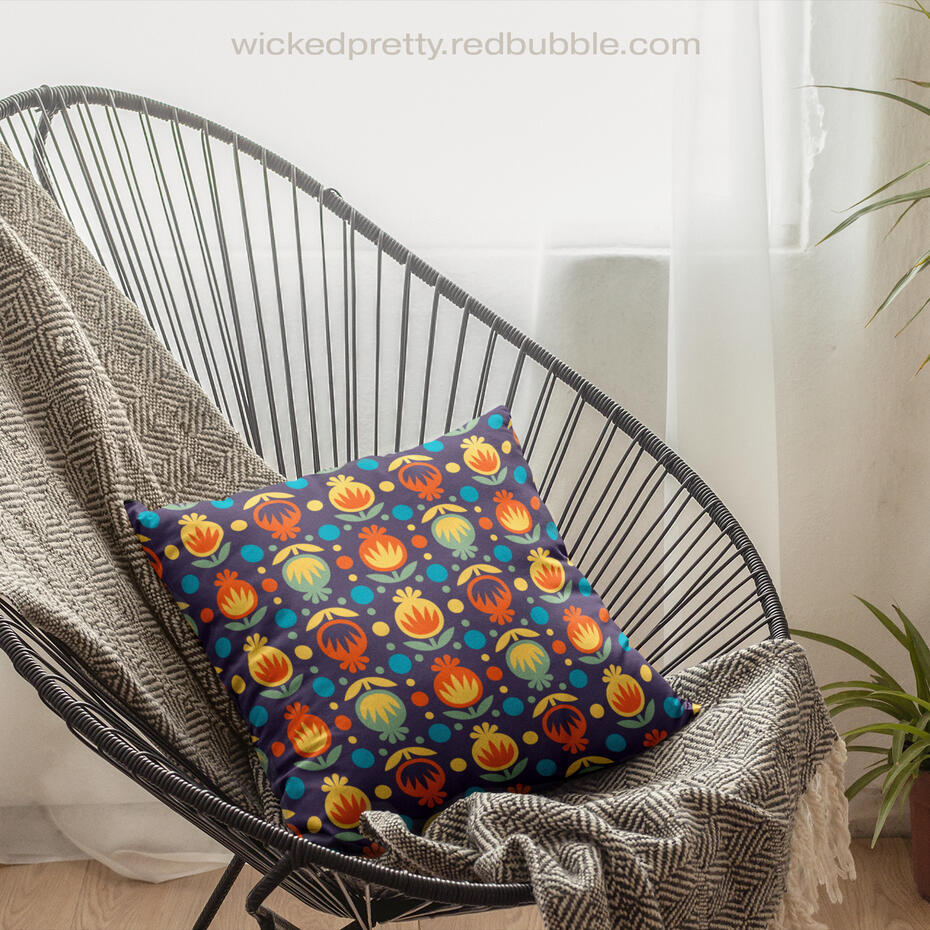 Deeply Colorful Dots &amp; Posies