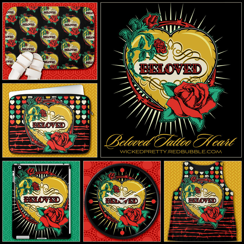 Beloved Tattoo Heart