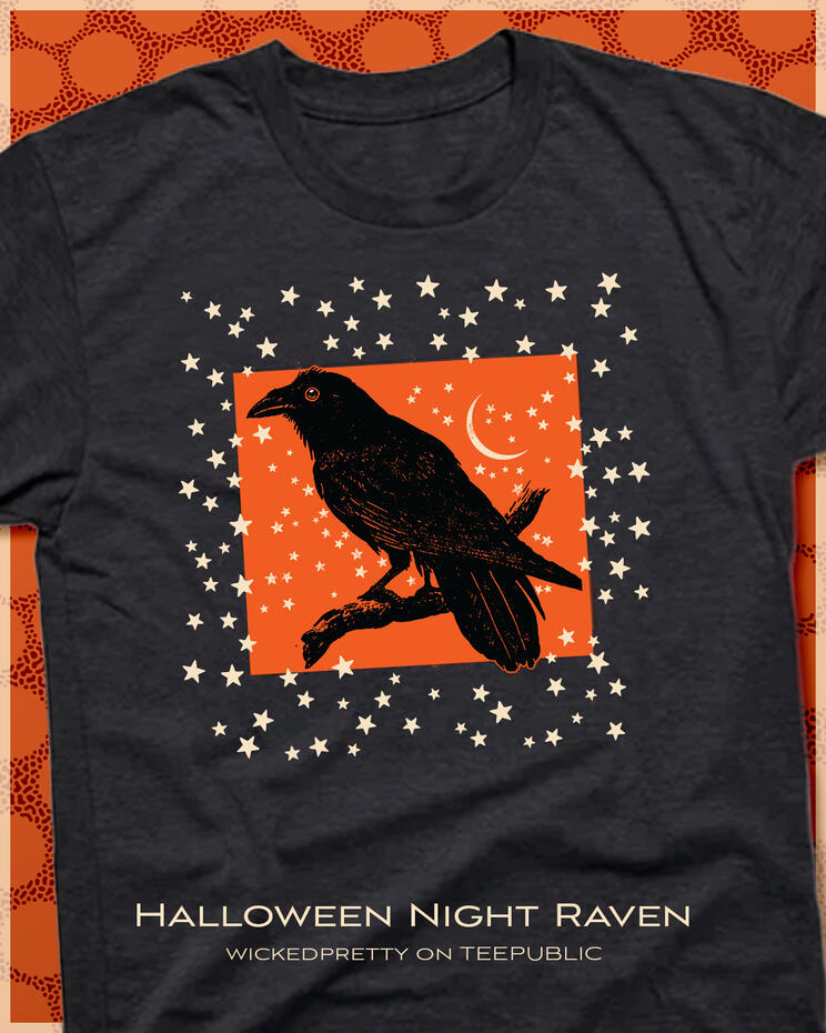 Halloween Night Raven