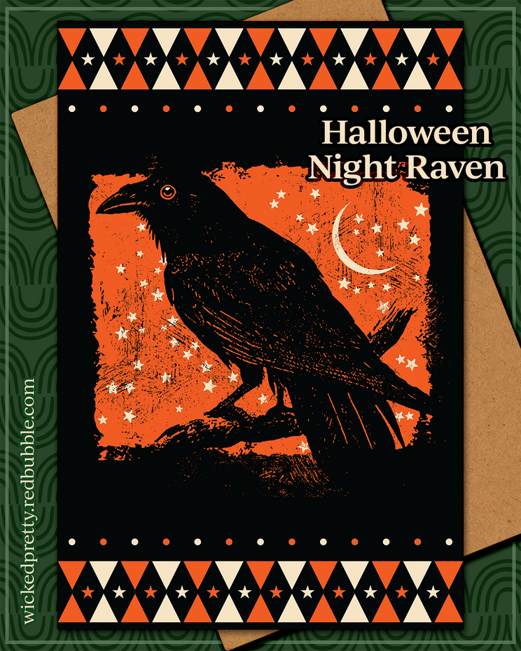 Halloween Night Raven