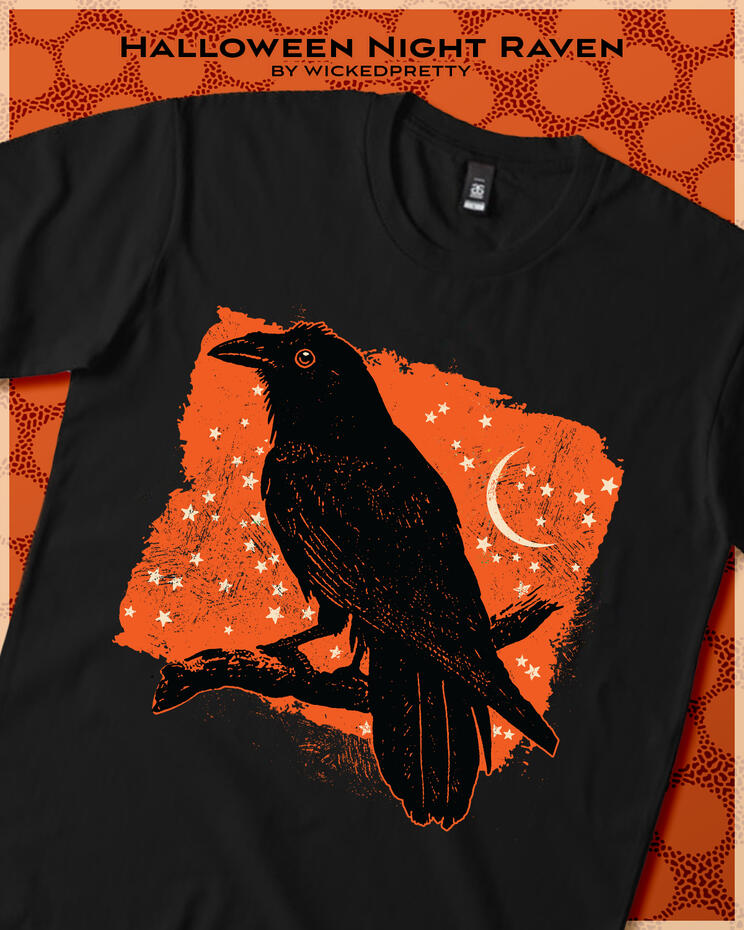 Halloween Night Raven