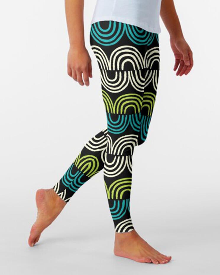 Beach Bum Club Tiki Leggings