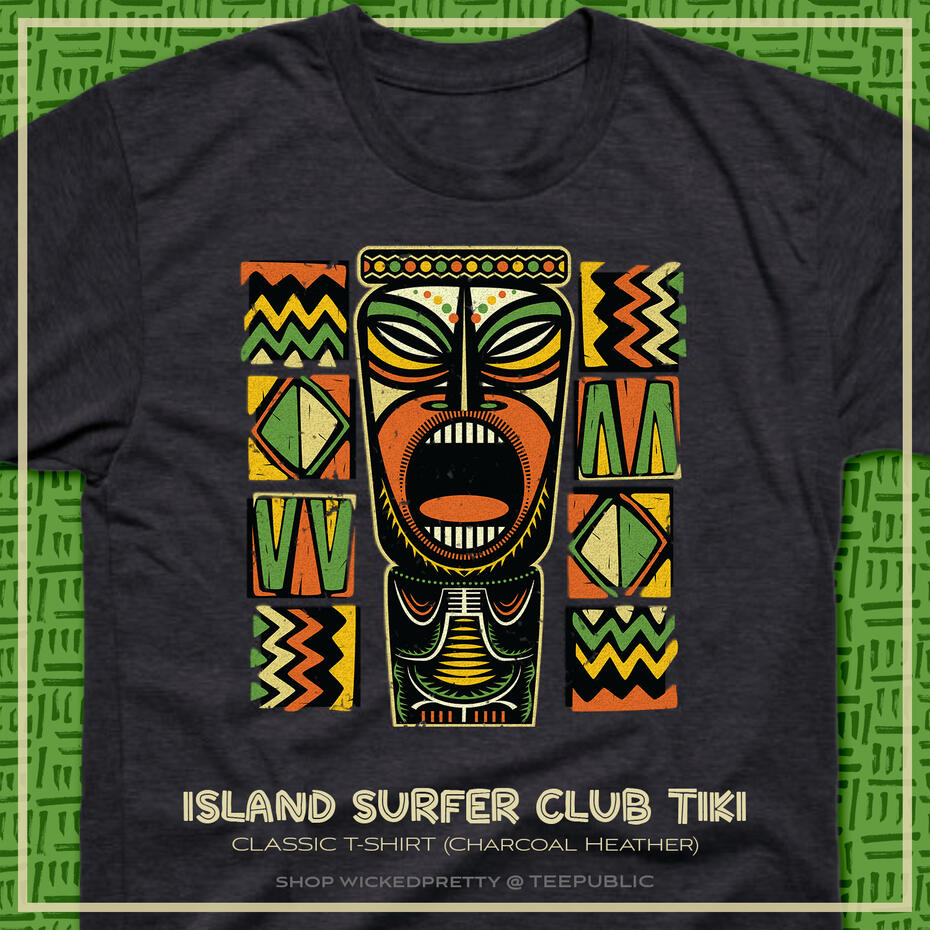 Island Surfer Club Tiki Classic T-Shirt