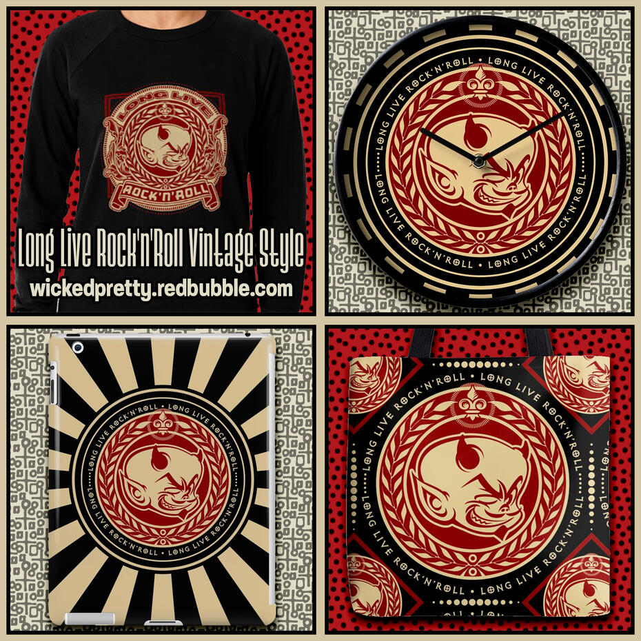 Long Live Rock&#39;n&#39;Roll Vintage Style