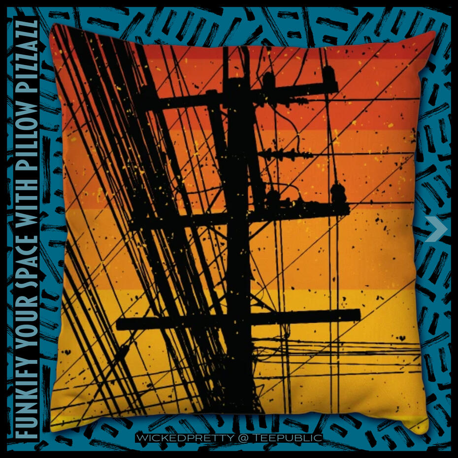 Funkify Your Space with Pillow Pizzazz - High Voltage at Sundown