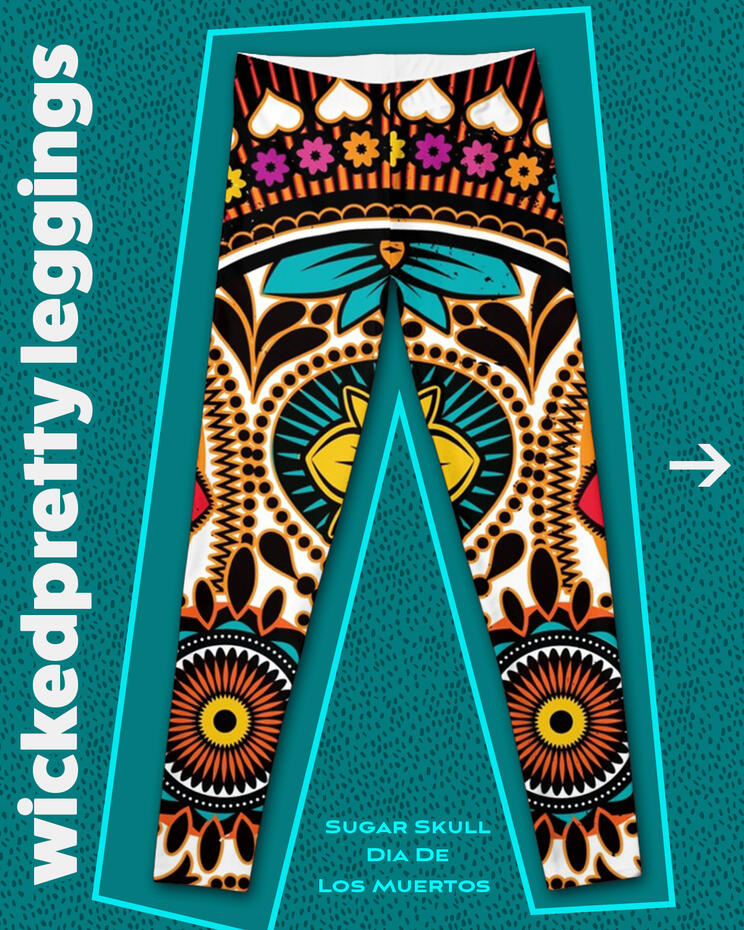 Get A Leg Up! Unlock your creative expression with artistic, colorful leggings. 120+ designs!