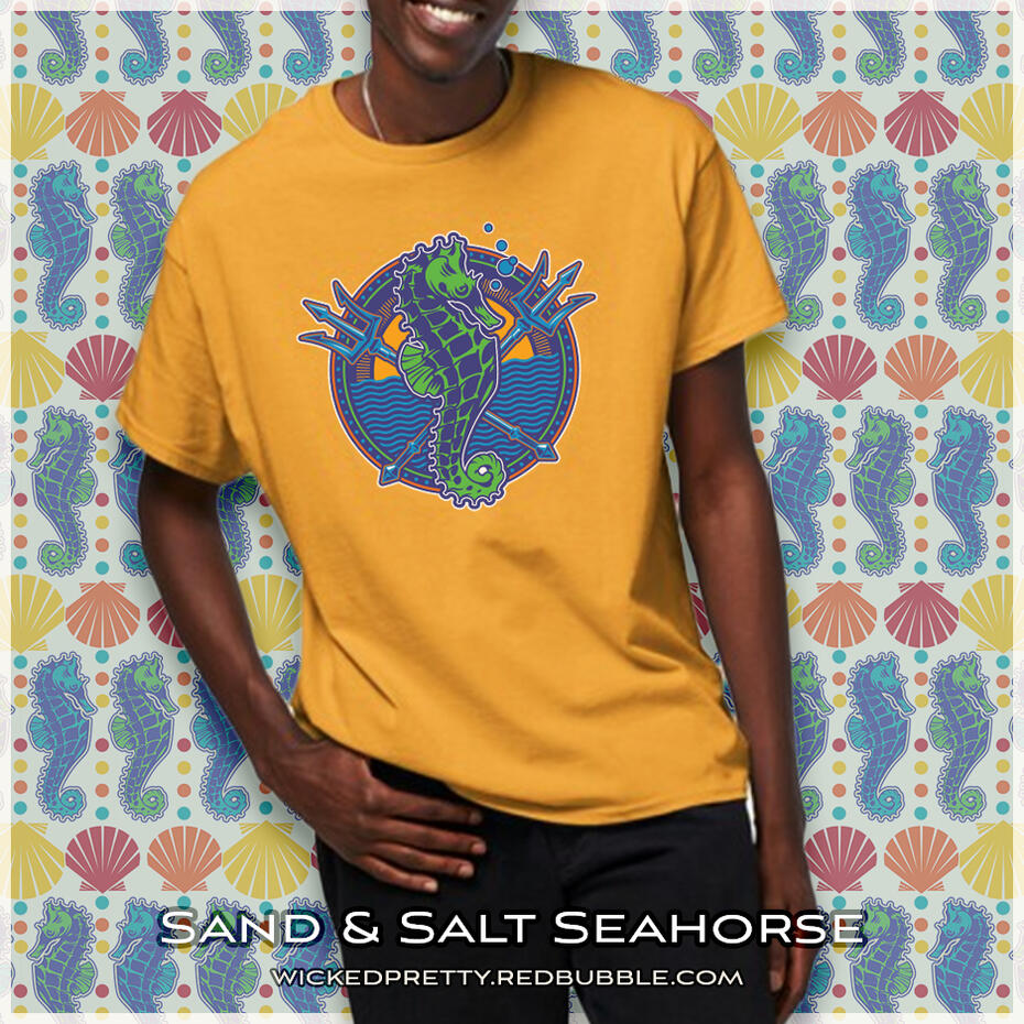 Sand &amp; Salt Seahorse Sunrise