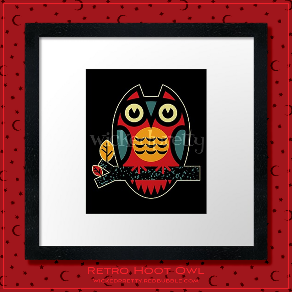 Retro Hoot Owl