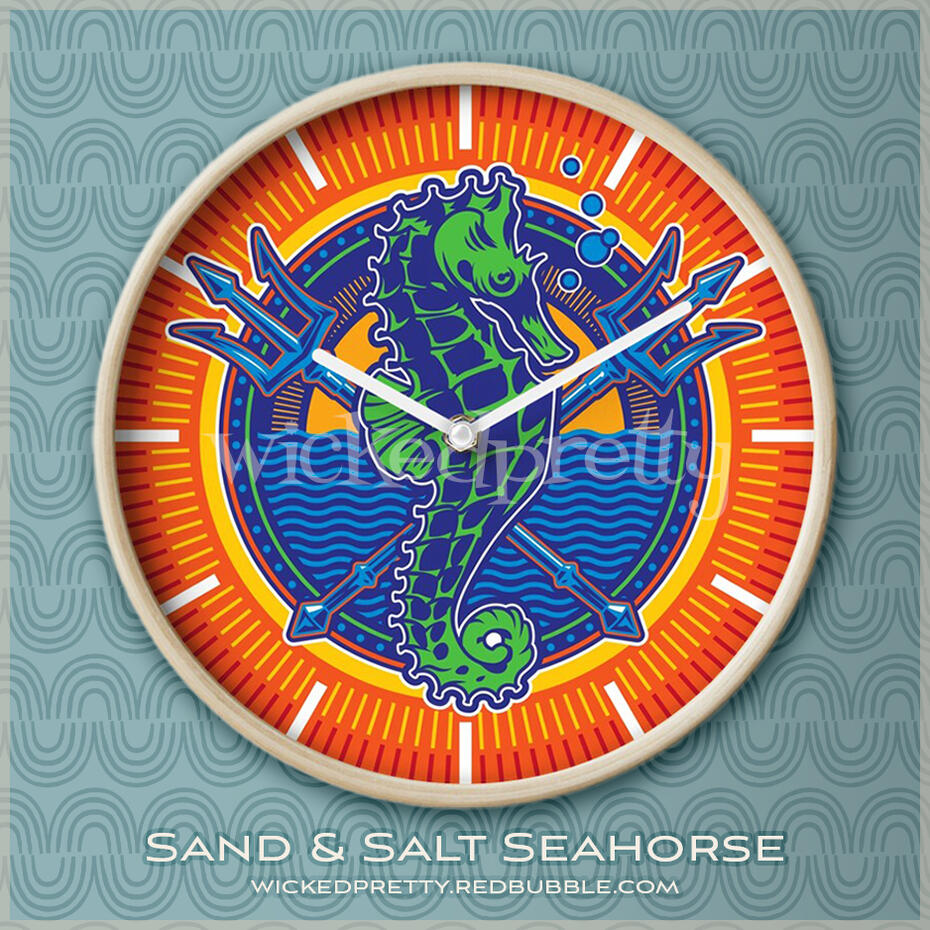 Sand &amp; Salt Seahorse Sunrise