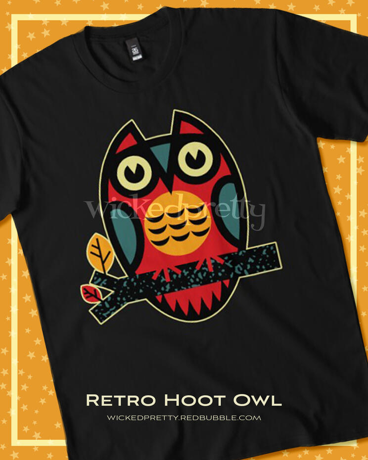 Retro Hoot Owl