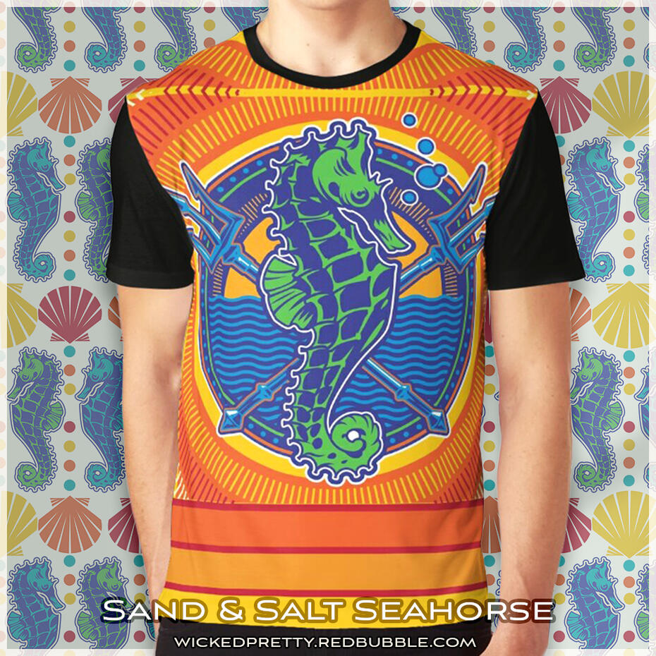 Sand &amp; Salt Seahorse Sunrise