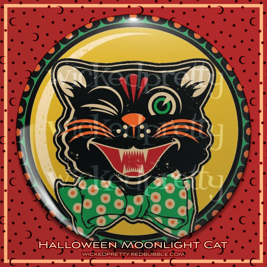 Halloween Moonlight Cat